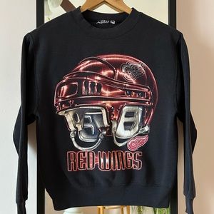 Vintage 90s Kids Detroit Redwings 🏒 crewneck sweater sweatshirt NHL hockey